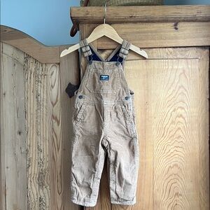 OshKosh B'gosh | Tan Corduroy Overalls